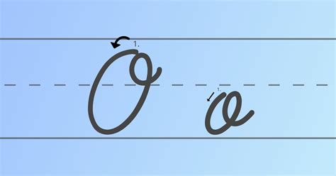 How to Write the Letter 'O' in Cursive: A Detailed Exploration